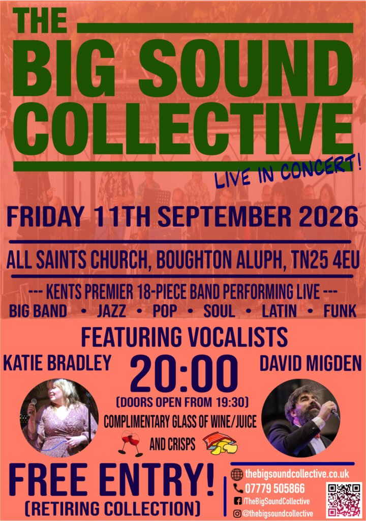 Big sound collective Boughton Aluph Poster 2026 updated 9